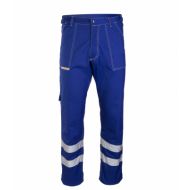 Niebieskie spodnie robocze do pasa brixton z odblaskiem classic polstar - 2565.jpg